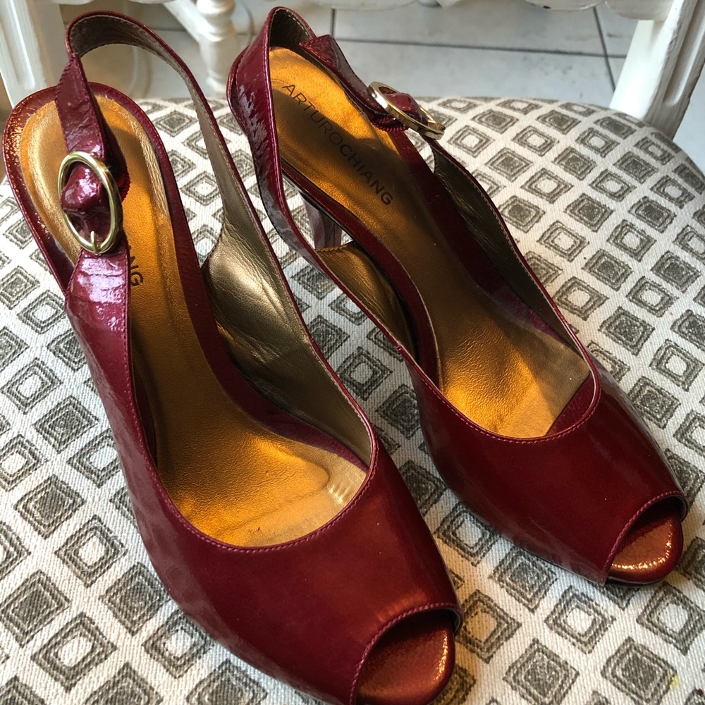 Arturo Chiang ruby red heels 8